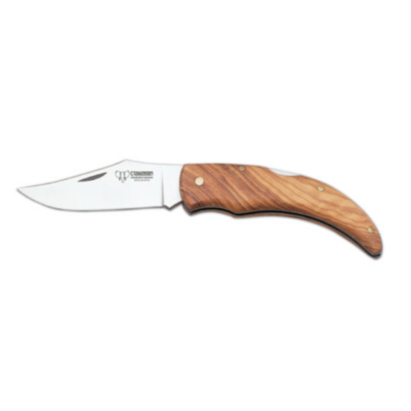 Elegant Foldekniv med Oliven