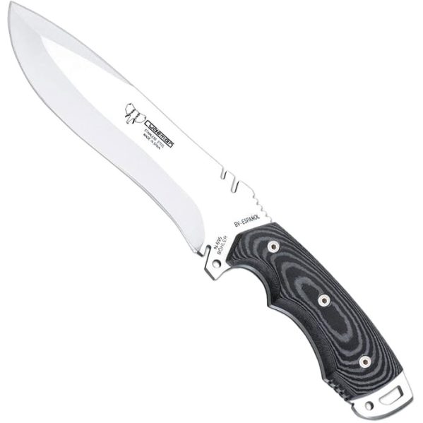 Cudeman Μαχαίρι Bushcraft 299-B-K – Μαύρο Micarta με Κόκκινο Spacer